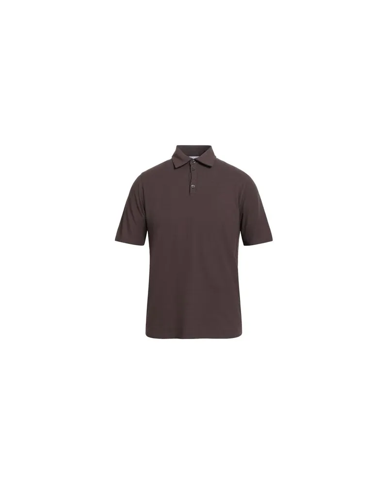 Alpha Studio TOPS - Poloshirtsauf YOOX.COM Schokobraun