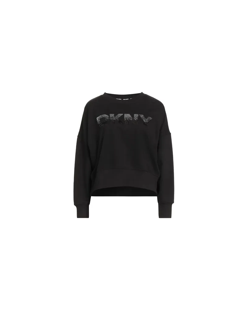 DKNY SPORT - TOPS - Sweatshirtsauf YOOX.COM Schwarz