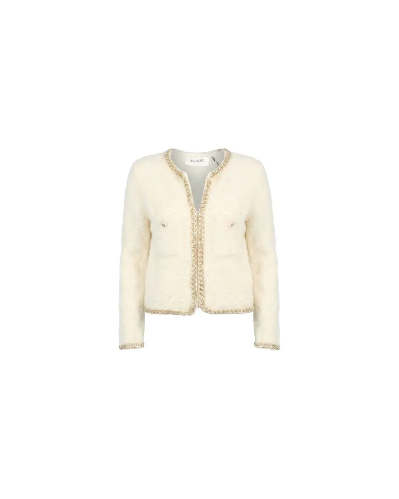 Blumarine STRICKWAREN - Strickjackenauf YOOX.COM Cremeweiß