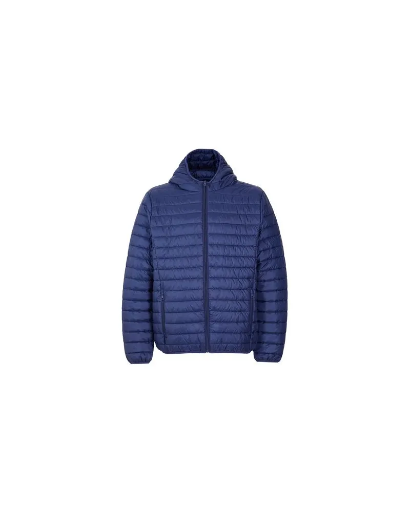 8 by Yoox ESSENTIAL 100G HOODED DOWN JACKET  - JACKEN & MÄNTEL - Pufferjacken & Daunenjackenauf YOOX.COM Marineblau