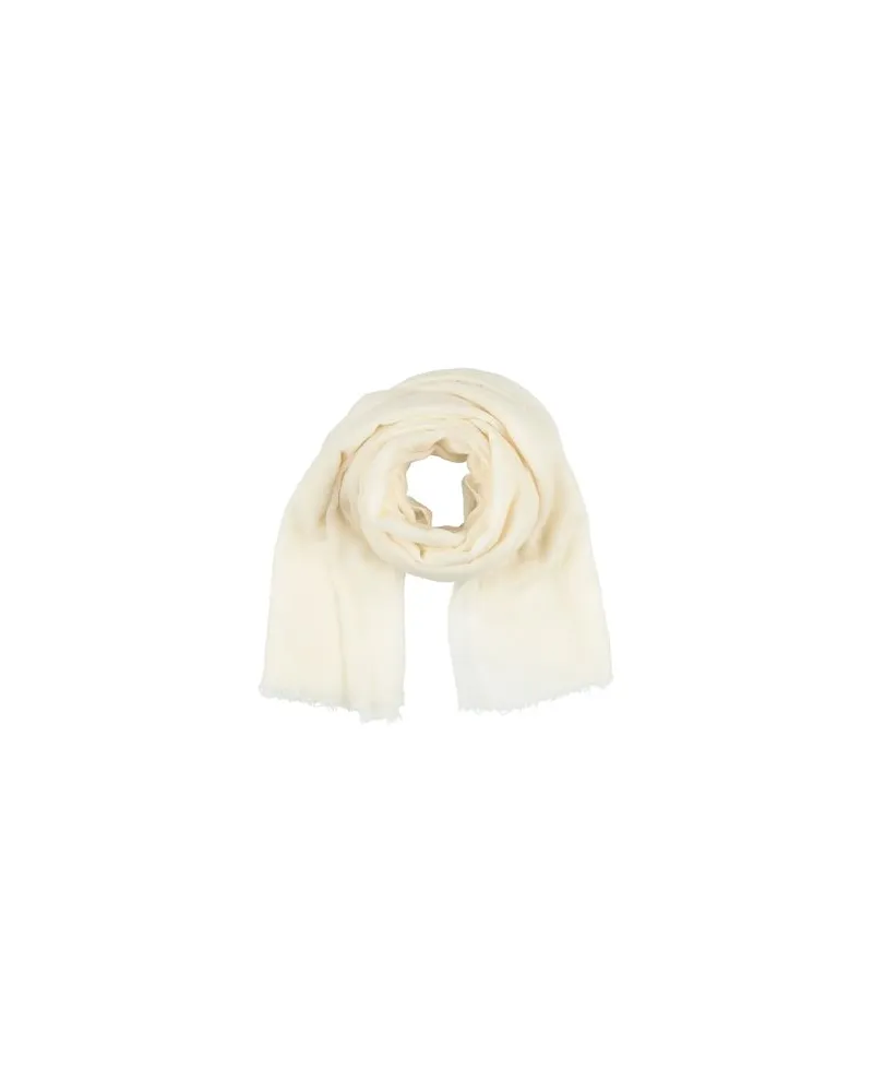 Brunello Cucinelli CASHMERE - ACCESSOIRES - Schalsauf YOOX.COM Cremeweiß