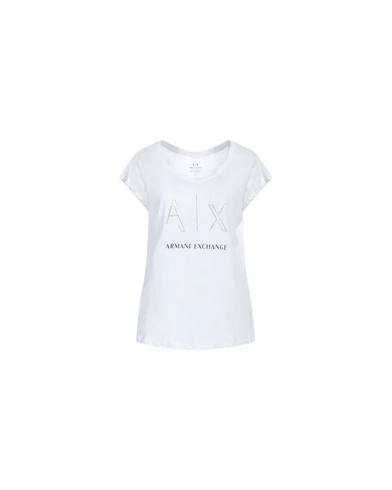Armani Exchange TOPS - T-shirtsauf YOOX.COM Weiß