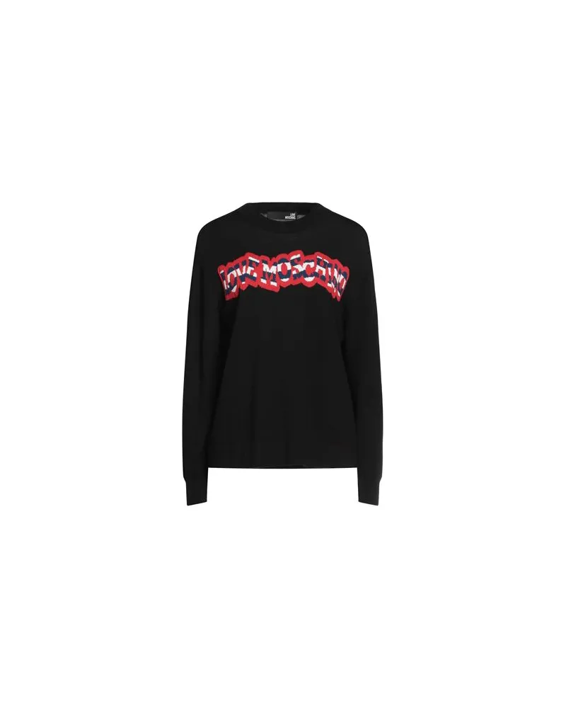 Moschino STRICKWAREN - Pulloverauf YOOX.COM Schwarz