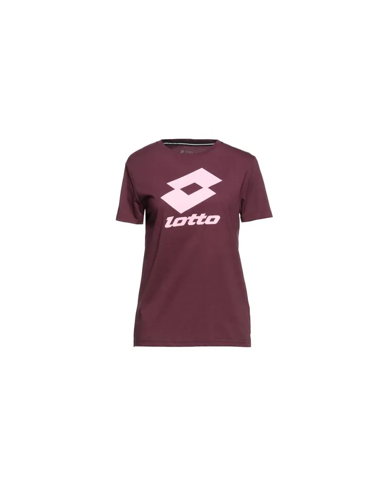 Lotto Leggenda TOPS - T-shirtsauf YOOX.COM Bordeaux