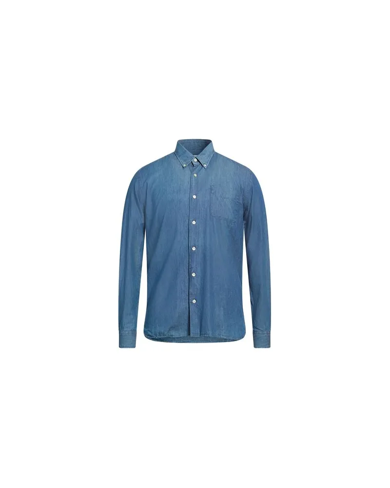 Woolrich TOPS - Jeanshemdenauf YOOX.COM Blau