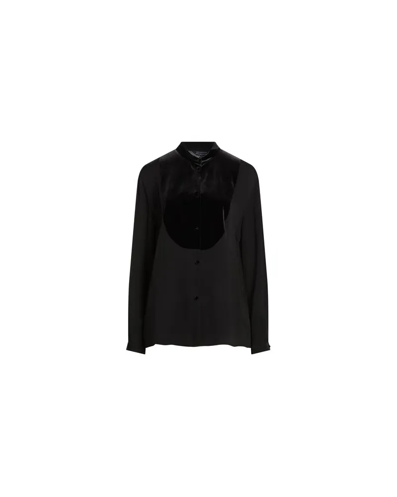 Armani Exchange TOPS - Hemdenauf YOOX.COM Schwarz