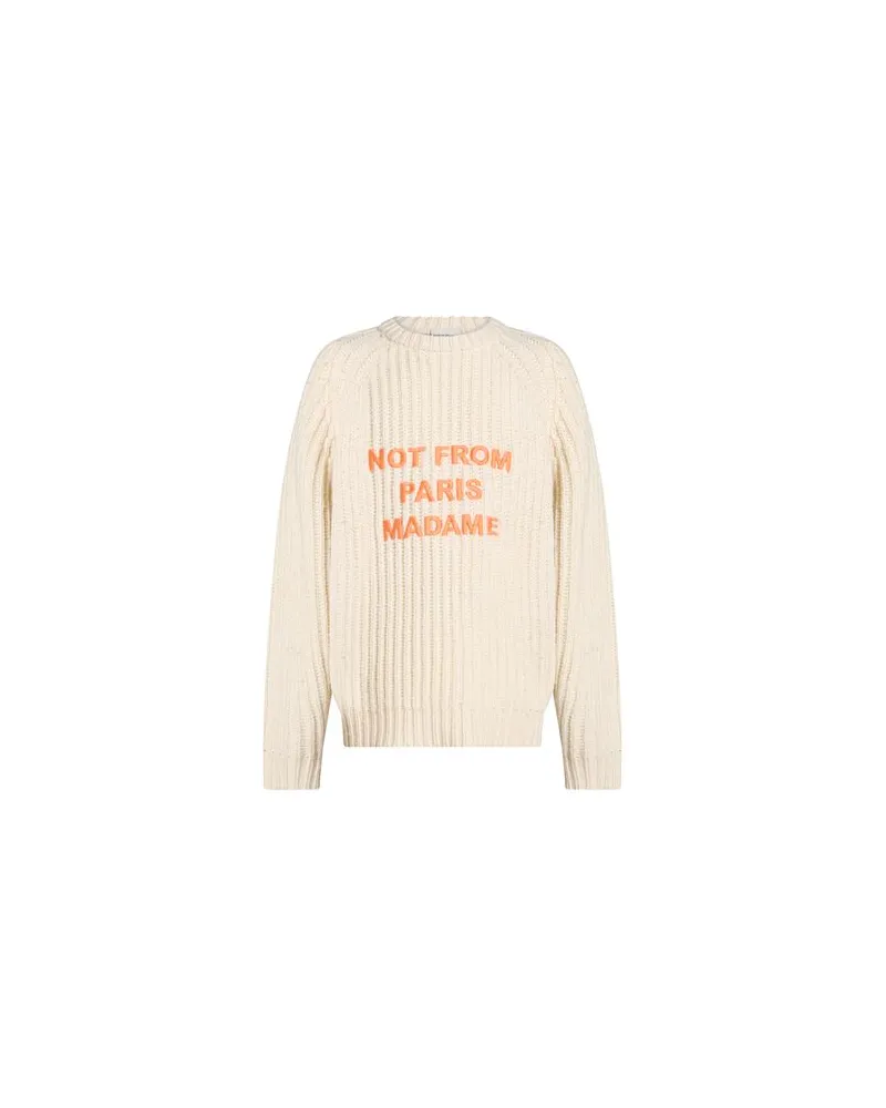 Drôle de Monsieur STRICKWAREN - Pulloverauf YOOX.COM Cremeweiß