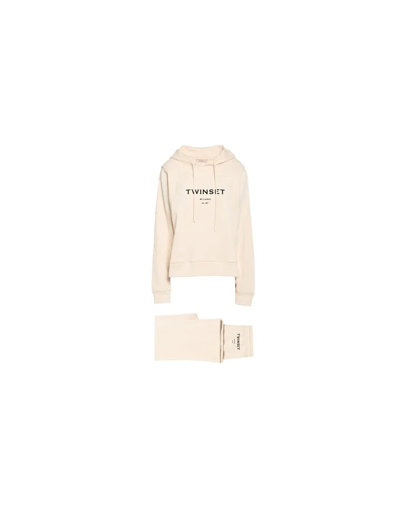 Twin-Set OVERALLS - Sportanzügeauf YOOX.COM Cremeweiß