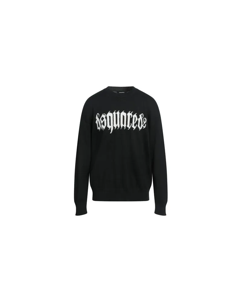Dsquared2 STRICKWAREN - Pulloverauf YOOX.COM Schwarz
