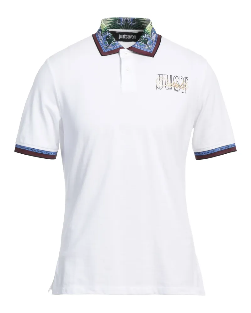 Just Cavalli Poloshirt Weiß