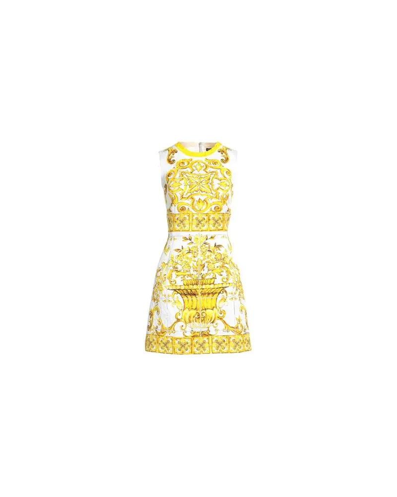 Dolce & Gabbana KLEIDER - Mini-Kleiderauf YOOX.COM Gelb
