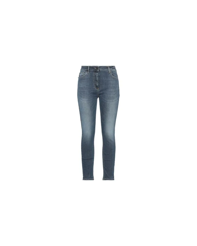 Elisabetta Franchi HOSEN & RÖCKE - Jeanshosenauf YOOX.COM Blau