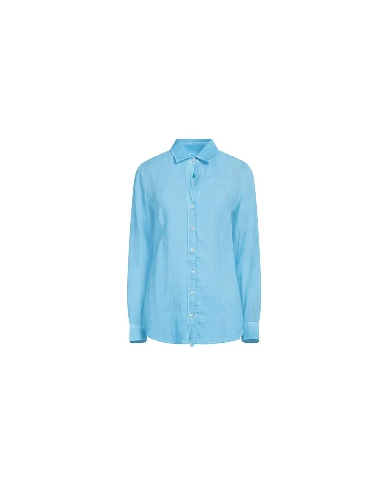 120% Lino TOPS - Hemdenauf YOOX.COM Tūrkis
