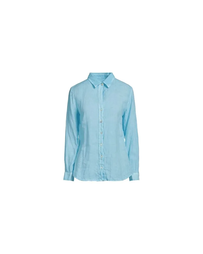 120% Lino TOPS - Hemdenauf YOOX.COM Himmelblau