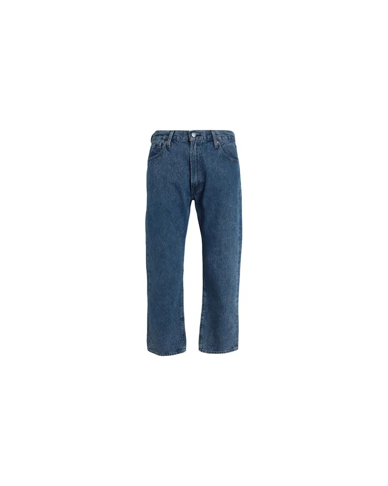 Levi's 551Z STRAIGHT CROP  - HOSEN & RÖCKE - Jeanshosenauf YOOX.COM Blau