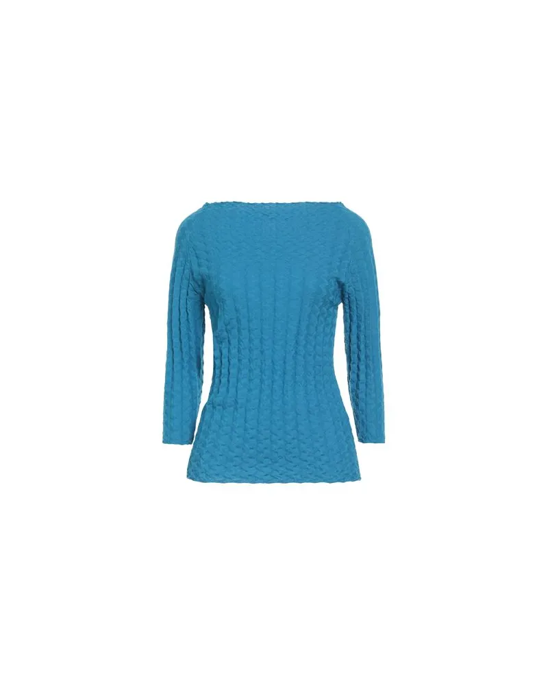 Semicouture STRICKWAREN - Pulloverauf YOOX.COM Azurblau
