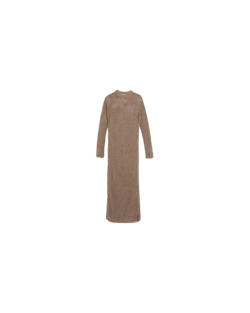Topshop KLEIDER - Maxi-Kleiderauf YOOX.COM Hellbraun
