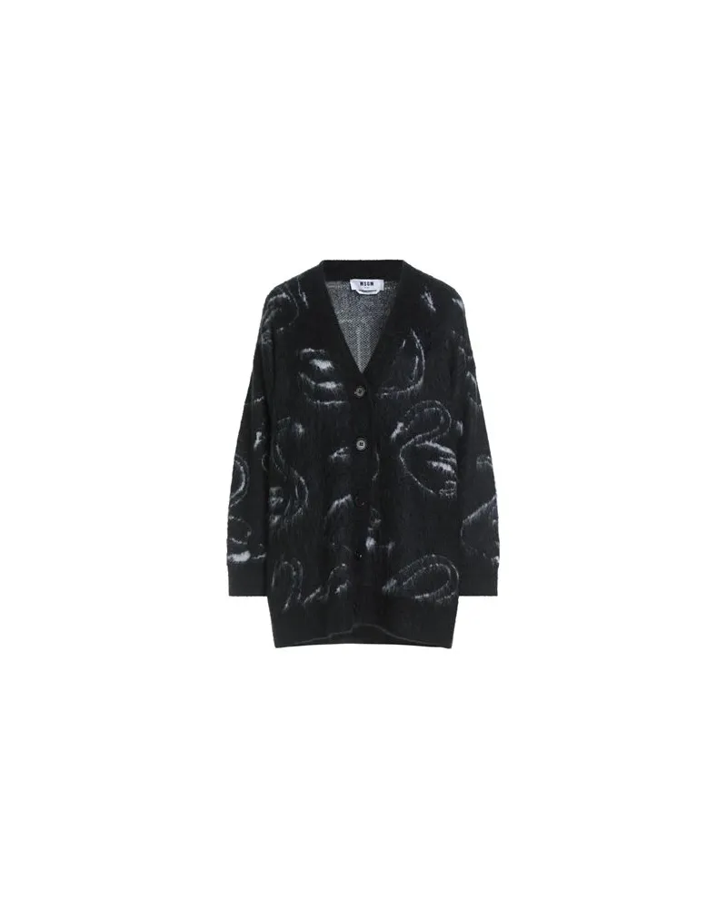MSGM STRICKWAREN - Strickjackenauf YOOX.COM Schwarz