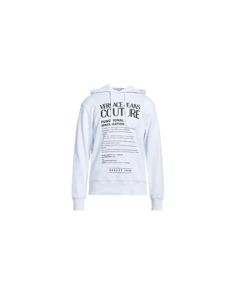 Versace Jeans TOPS - Sweatshirtsauf YOOX.COM Weiß