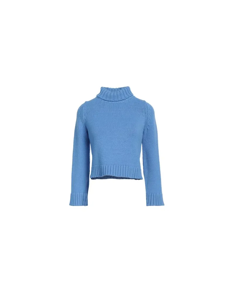 BASE Milano STRICKWAREN - Rollkragenpulloverauf YOOX.COM Azurblau