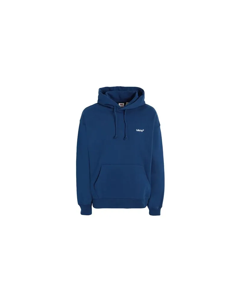 Levi's RED TAB SWEATS HOODIE  - TOPS - Sweatshirtsauf YOOX.COM Blau