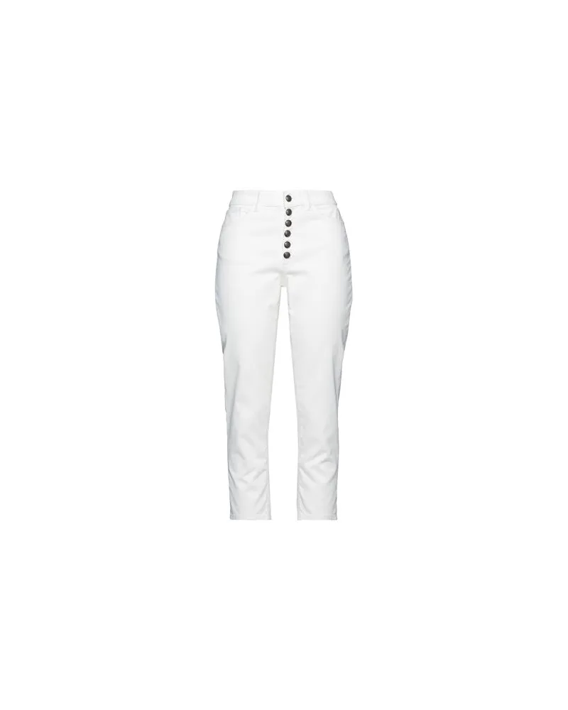 Dondup HOSEN & RÖCKE - Hosenauf YOOX.COM Elfenbein