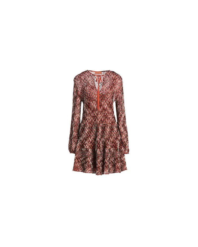 Missoni KLEIDER - Mini-Kleiderauf YOOX.COM Rostrot