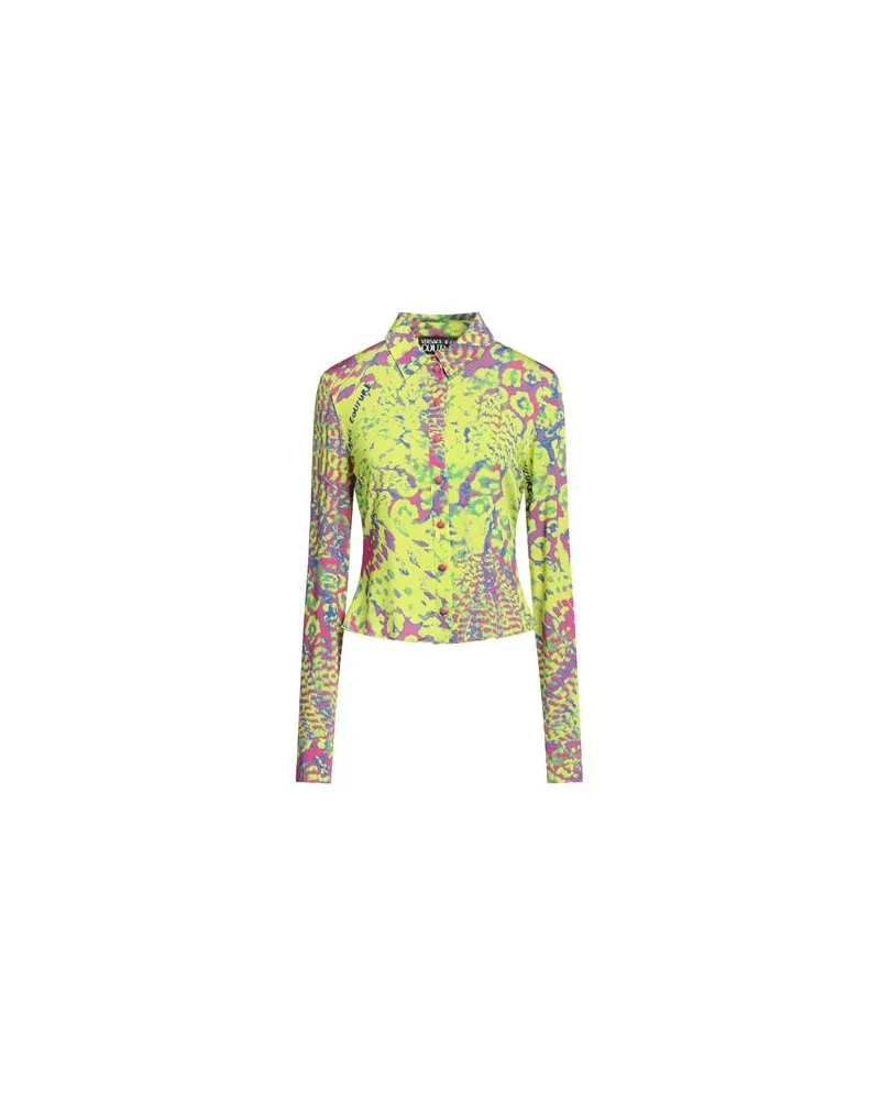 Versace Jeans TOPS - Hemdenauf YOOX.COM Limettengrün