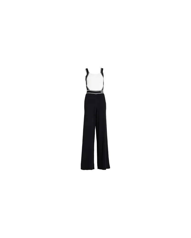 Karl Lagerfeld OVERALLS - Jumpsuitsauf YOOX.COM Schwarz