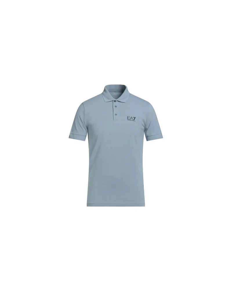 EA7 TOPS - Poloshirtsauf YOOX.COM Himmelblau