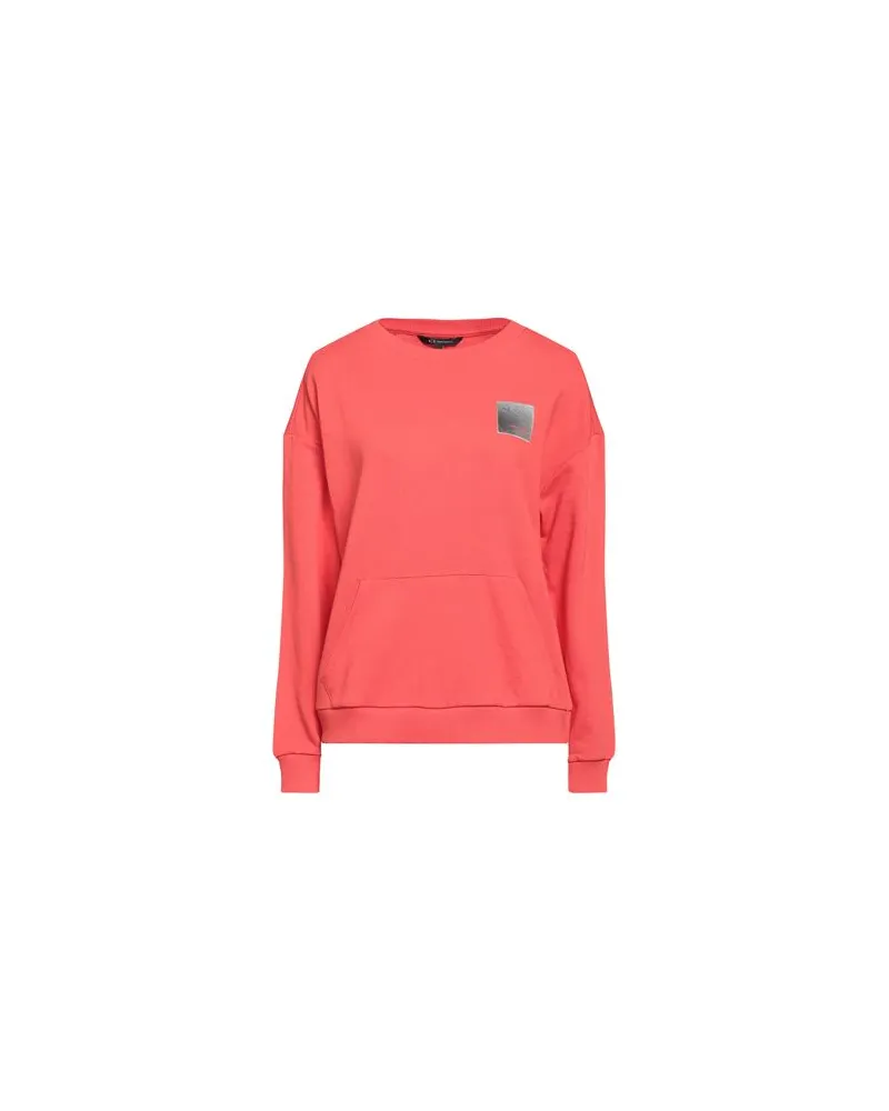 Armani Exchange TOPS - Sweatshirtsauf YOOX.COM Tomatenrot