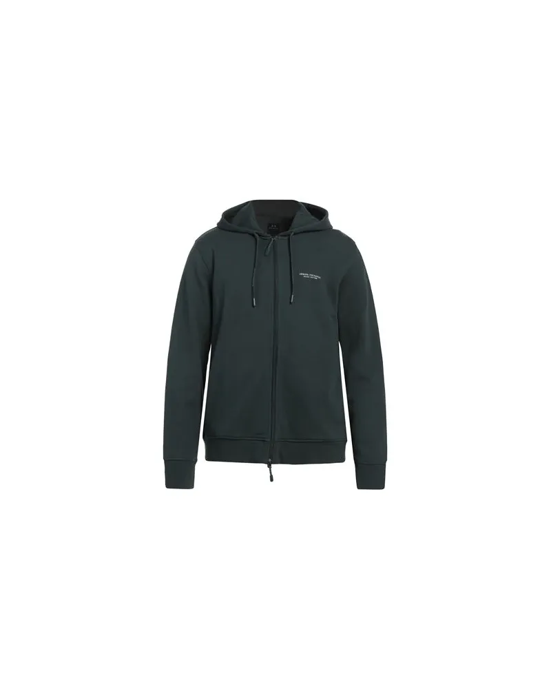 Armani Exchange TOPS - Sweatshirtsauf YOOX.COM Smaragdgrün