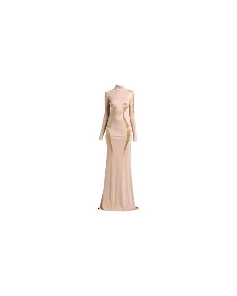 Elisabetta Franchi KLEIDER - Maxi-Kleiderauf YOOX.COM Hellrosa