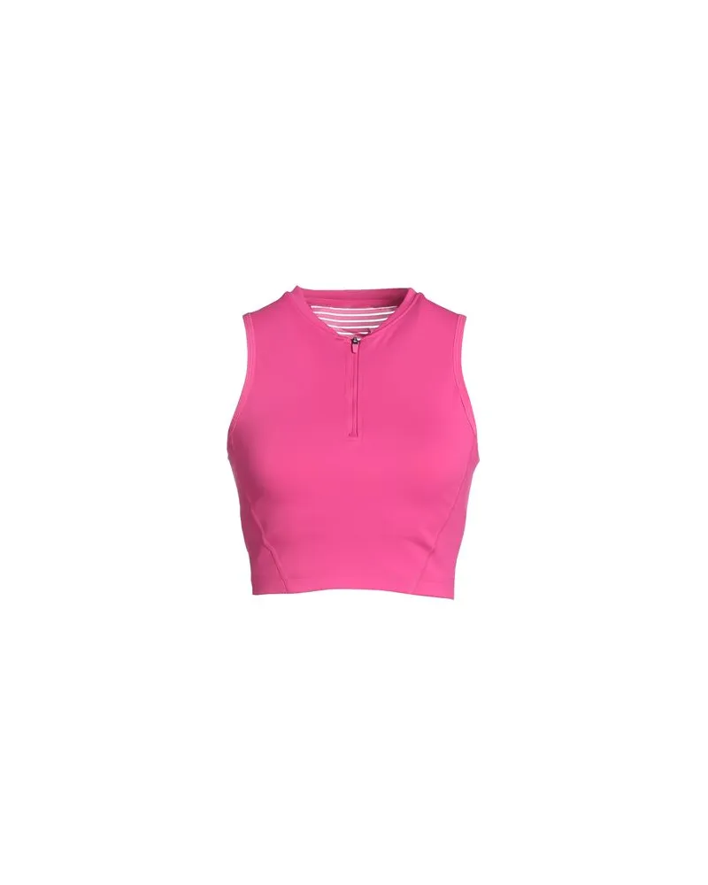 Nike Pro Dri-FIT  Cropped Tank  - TOPS - Topsauf YOOX.COM Fuchsia