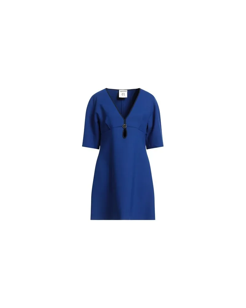 Semicouture KLEIDER - Mini-Kleiderauf YOOX.COM Königsblau
