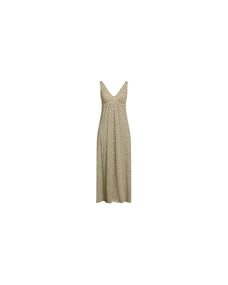 SIYU KLEIDER - Maxi-Kleiderauf YOOX.COM Pastellgelb