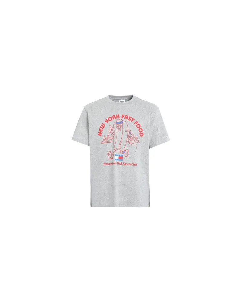 Tommy Hilfiger TOPS - T-shirtsauf YOOX.COM Hellgrau
