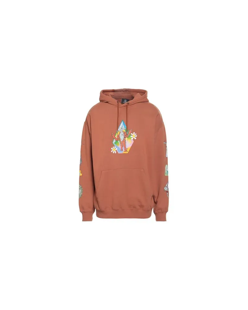 Volcom TOPS - Sweatshirtsauf YOOX.COM Braun