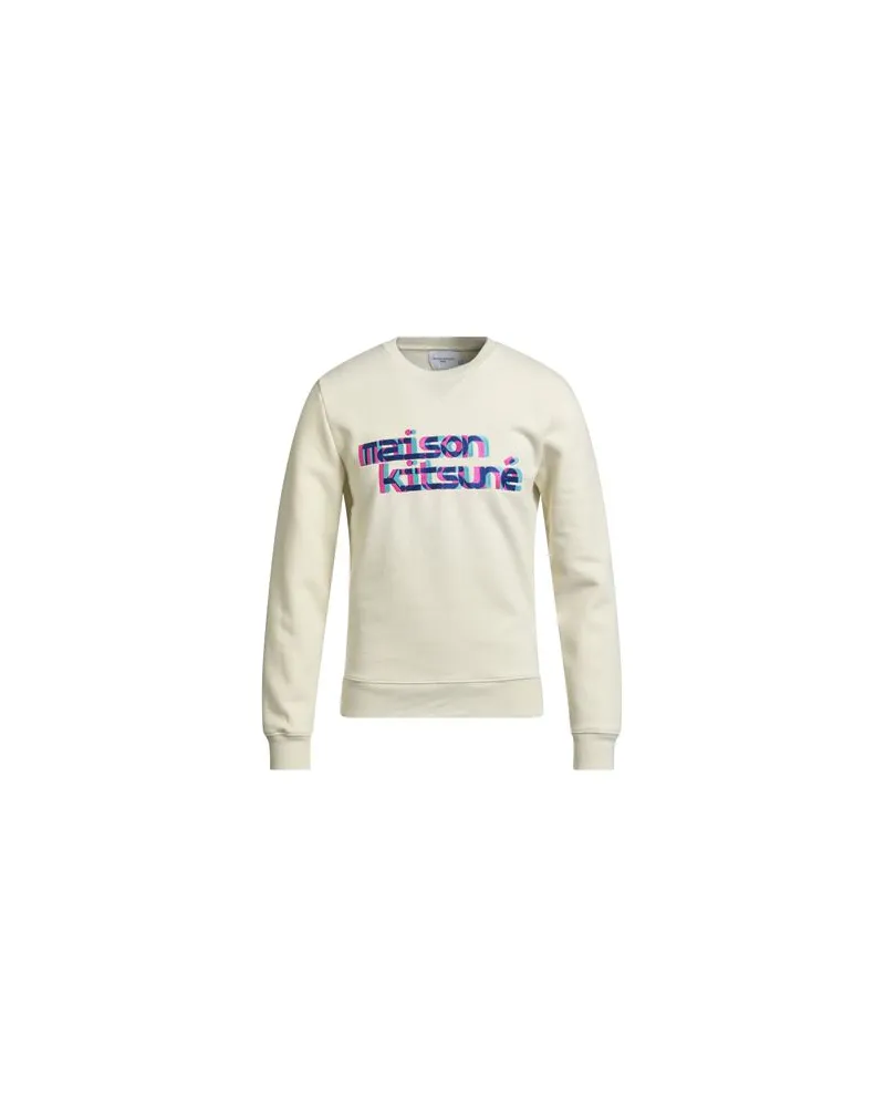 Kitsuné TOPS - Sweatshirtsauf YOOX.COM Pastellgelb