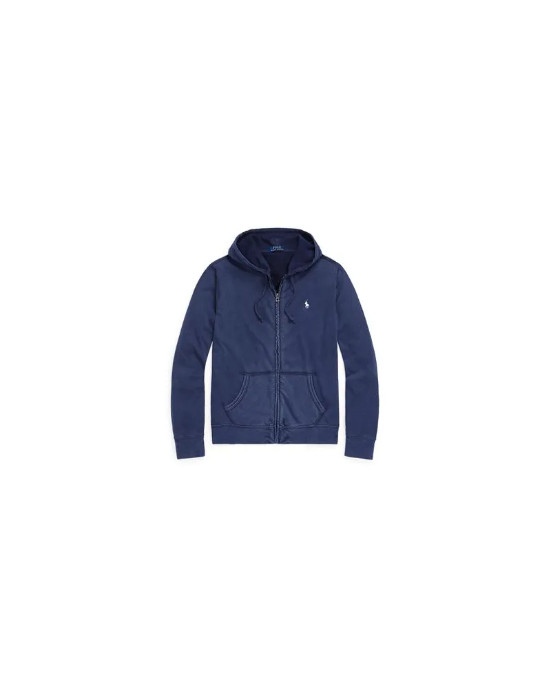 Ralph Lauren COTTON SPA TERRY HOODIE  - TOPS - Sweatshirtsauf YOOX.COM Marineblau
