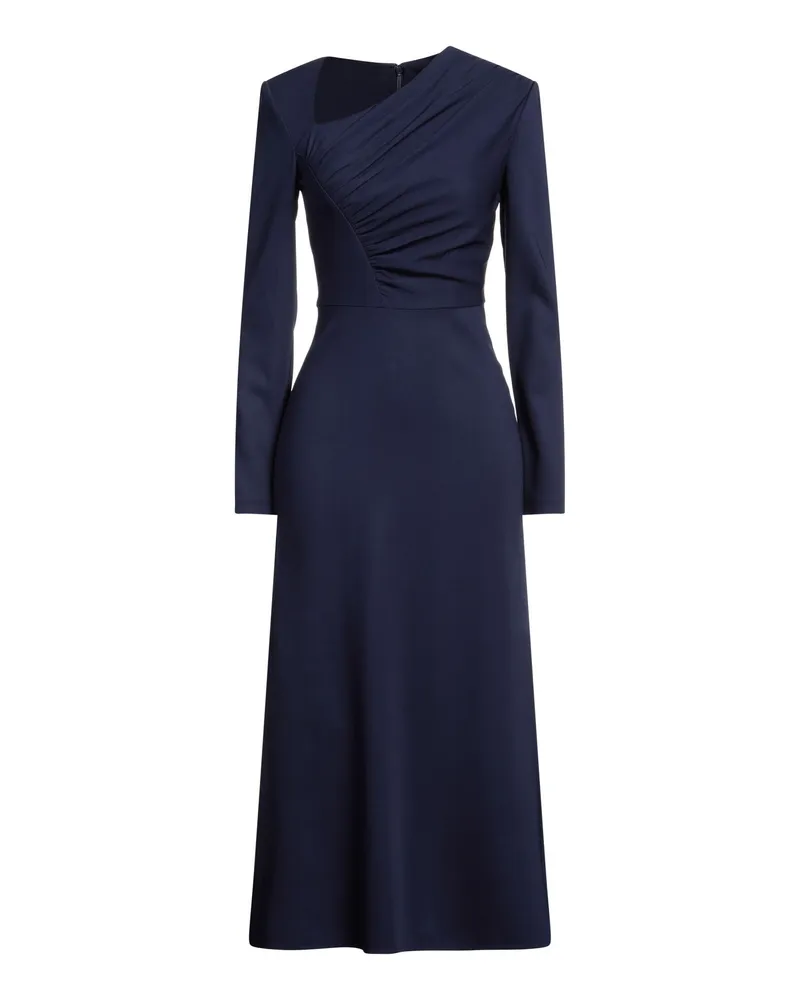 Roland Mouret Midi-Kleid Marineblau