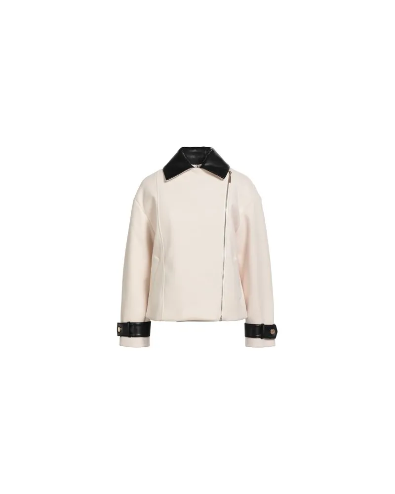 Simona Corsellini JACKEN & MÄNTEL - Mäntelauf YOOX.COM Elfenbein