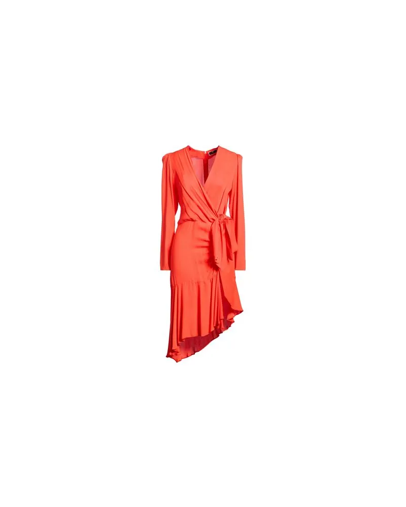 Elisabetta Franchi KLEIDER - Midi-Kleiderauf YOOX.COM Orange