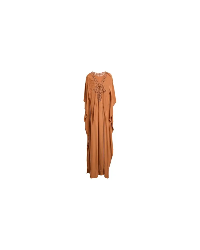 Ermanno Scervino KLEIDER - Maxi-Kleiderauf YOOX.COM Braun