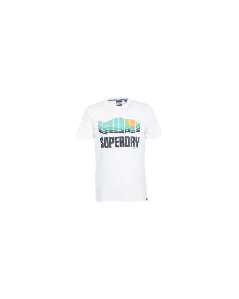 Superdry. TOPS - T-shirtsauf YOOX.COM Weiß