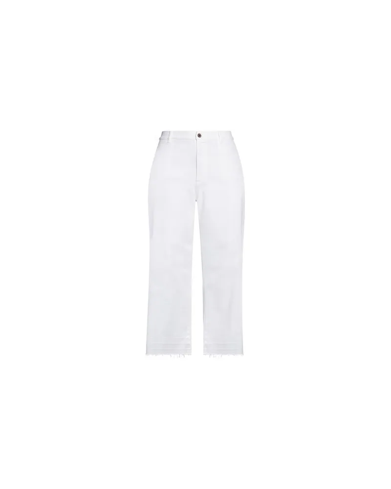 European Culture HOSEN & RÖCKE - Jeanshosenauf YOOX.COM Weiß