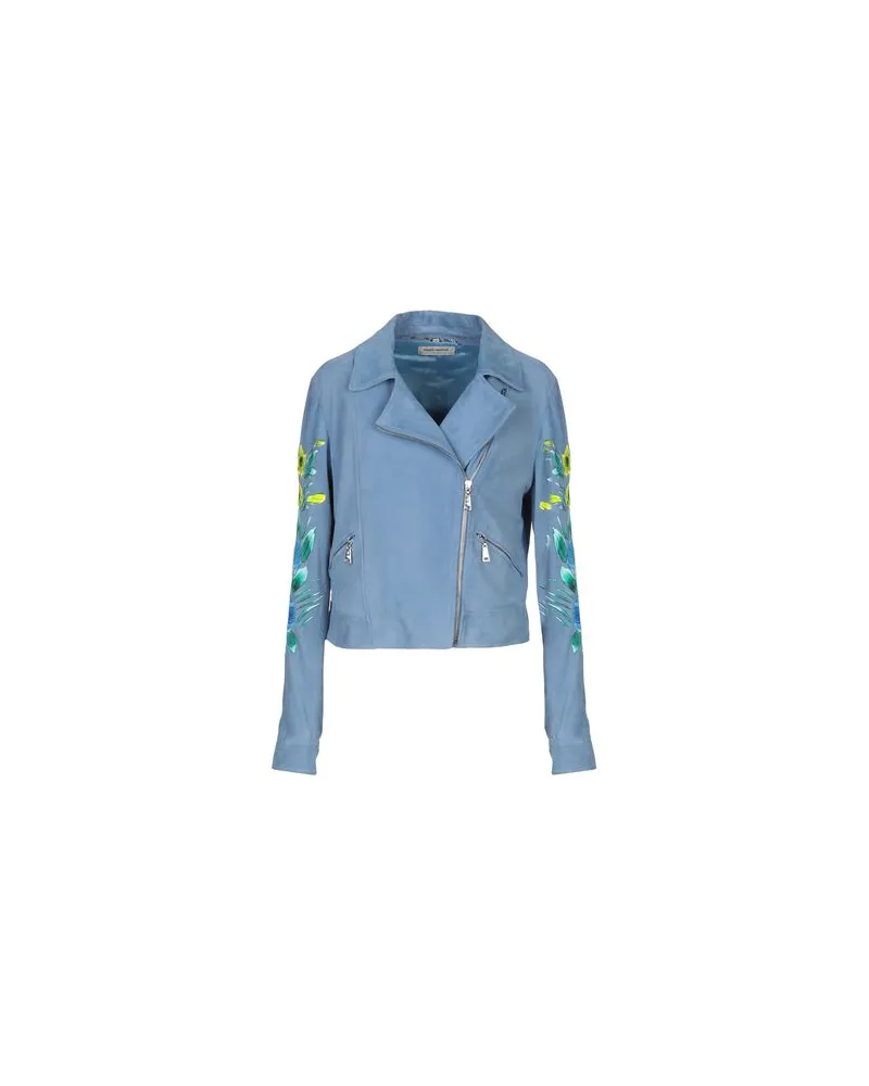 Angelo Marani JACKEN & MÄNTEL - Jacken und Anoraksauf YOOX.COM Himmelblau