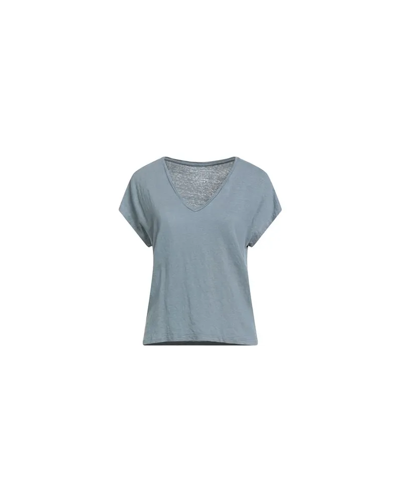 Majestic TOPS - T-shirtsauf YOOX.COM Hellblau