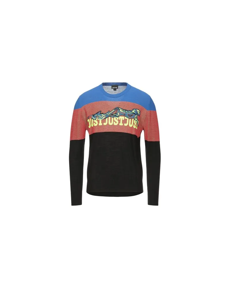 Just Cavalli STRICKWAREN - Pulloverauf YOOX.COM Blau