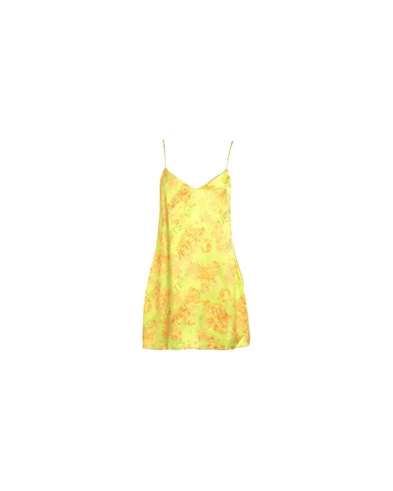 VETEMENTS KLEIDER - Mini-Kleiderauf YOOX.COM Limettengrün